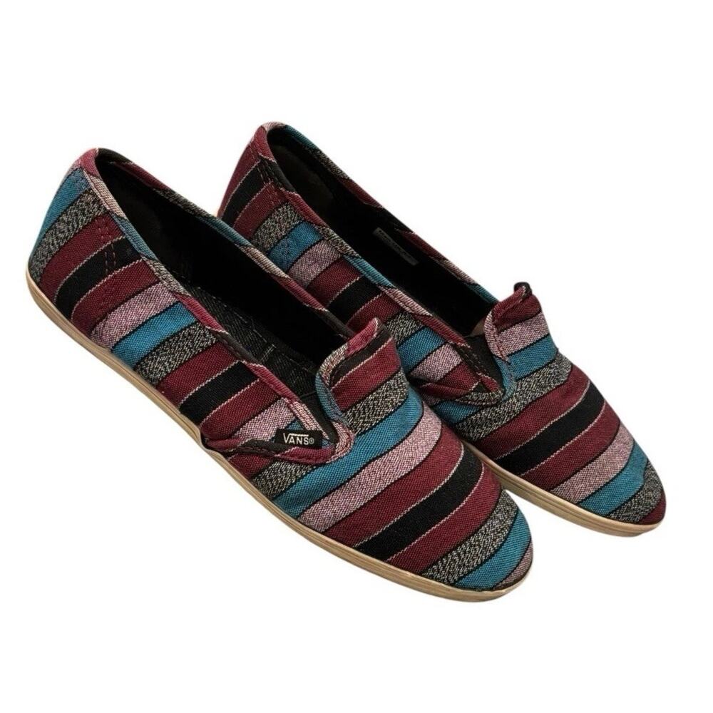 Vans Vans Lo Pro Guate Stripe slip-on shoes Men 8.5 Women 10 Y2K Multicolor